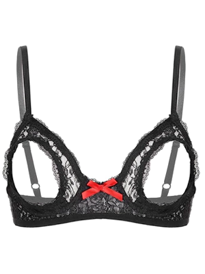 iiniim Women's Floral Lace Lingerie Underwire Shelf Bralette