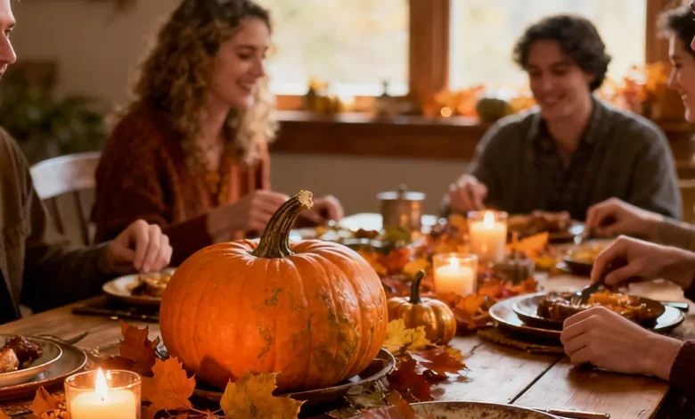 How to Create a Warm Thanksgiving Table Setup